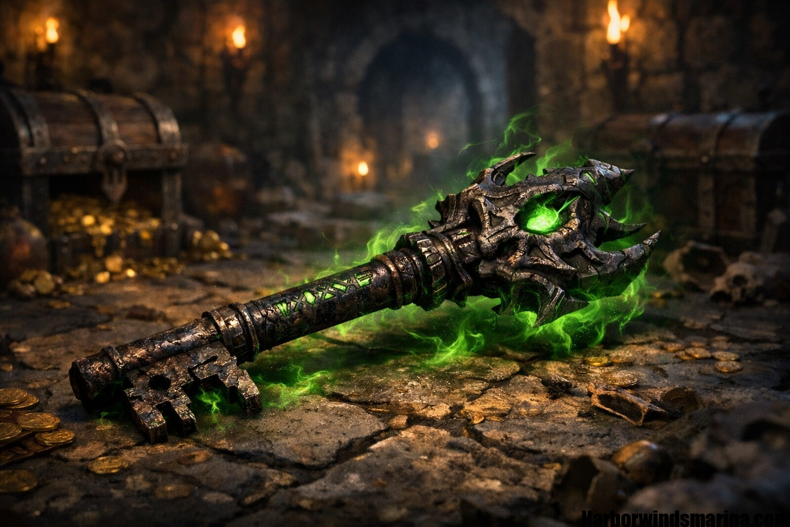 Fetid Key OSRS in Dungeon Treasure Chest